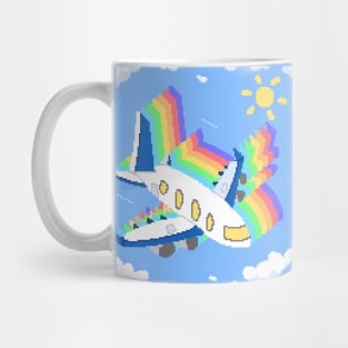 Rainbow Plane 2 Mug